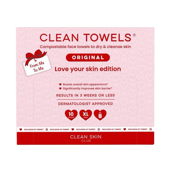 Clean Nwt Skin Club Galentines Towels  2 Packs Of 10ct